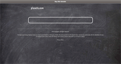 Desktop Screenshot of planets.com